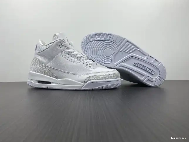 HYPE Air 'Triple 3 White' 429487-111 Retro PS Jordan 0512